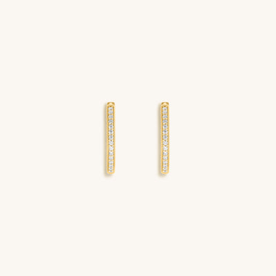 Wheel of Stars - Gold Hoop Earrings