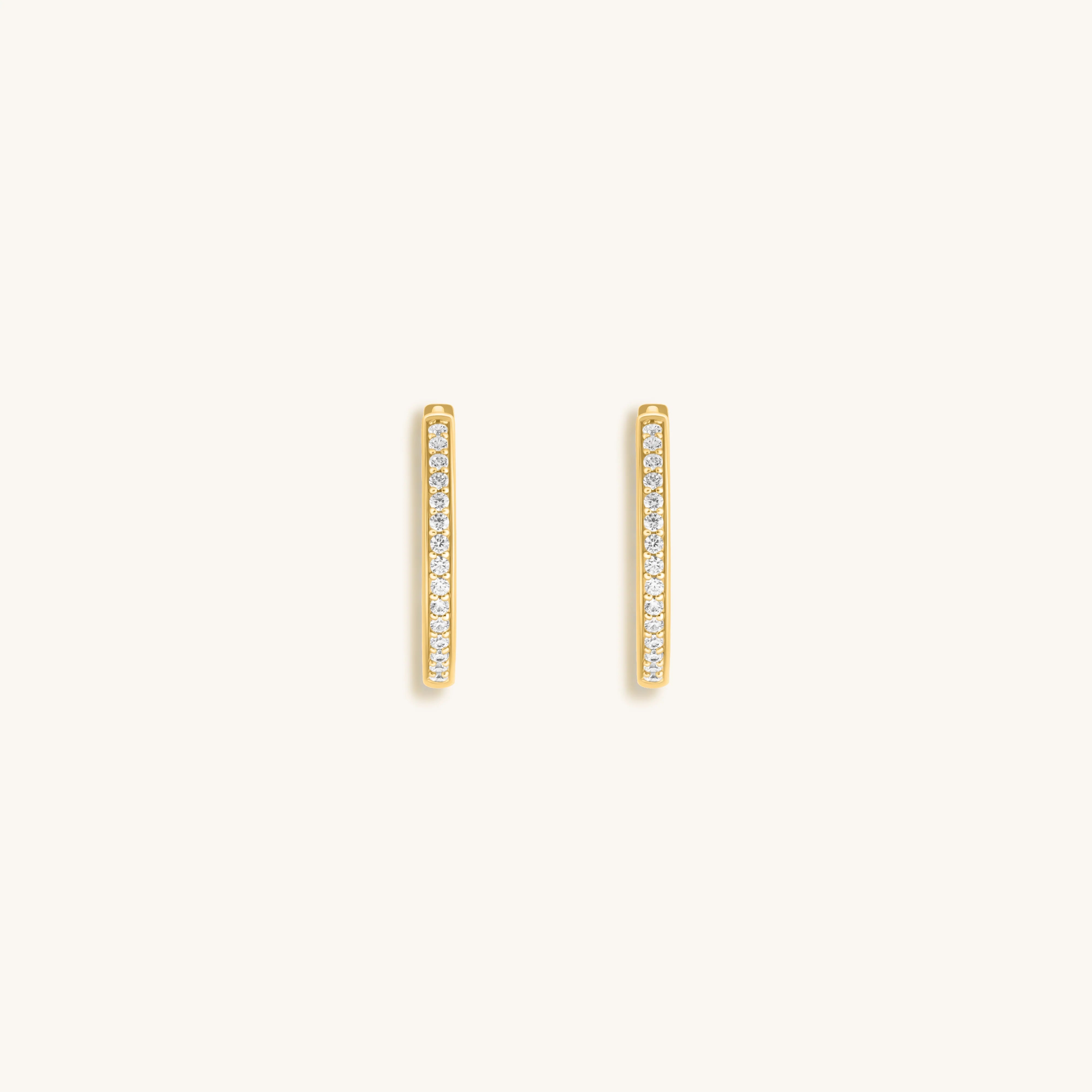 Wheel of Stars - Gold Hoop Earrings