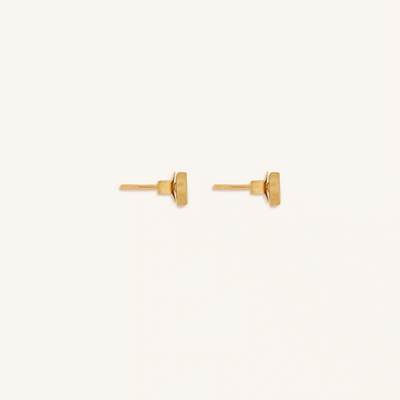 Heart’s Triumph Diamond Gold Heart Earrings