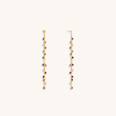 Harmony's Radiance Tourmaline Drop Earrings