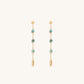 Serene Intentions - Turquoise Mantra Earrings