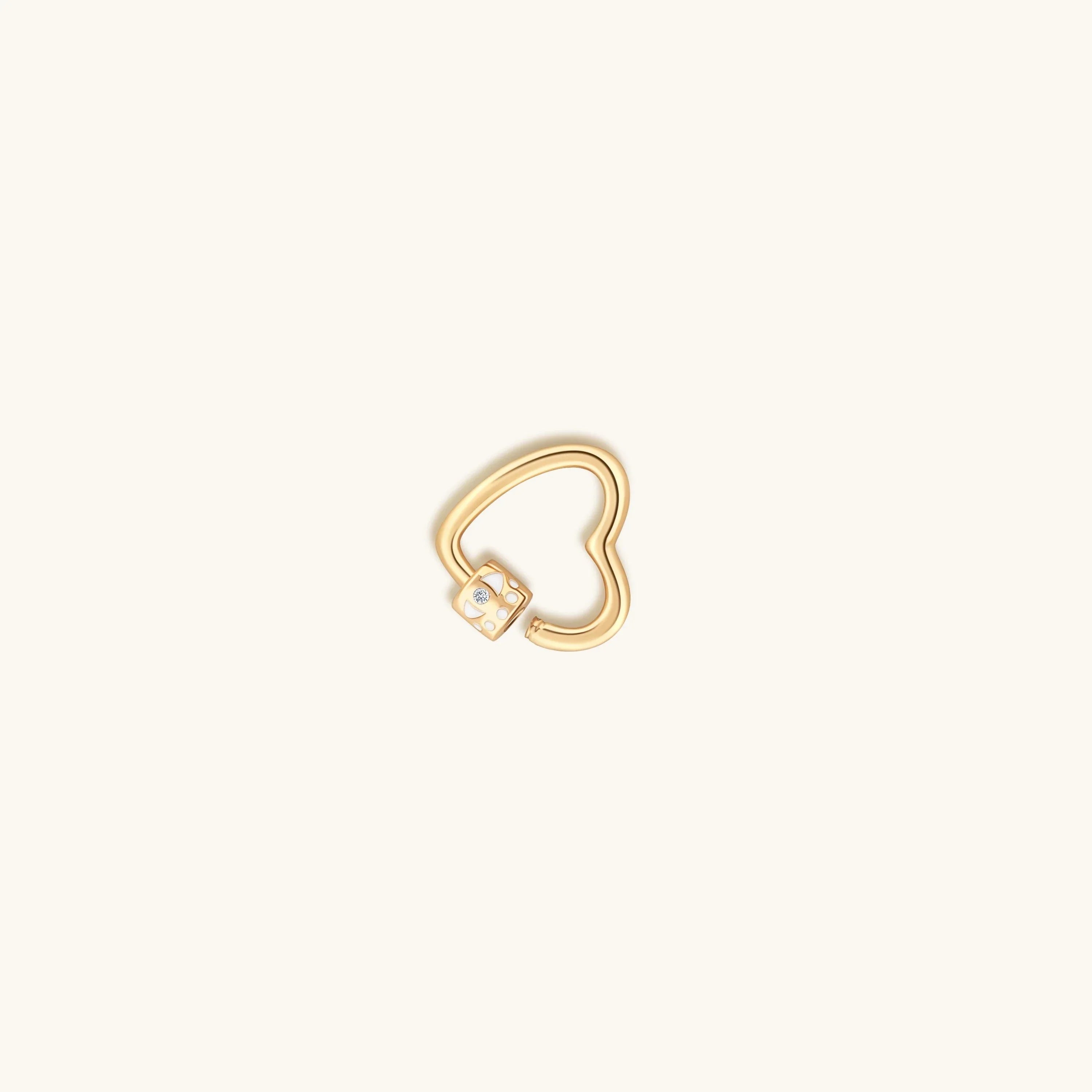 Latched in Love - Gold Heart Lock