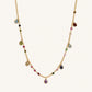 Graceful Delight Multi-Color Sapphire and Tourmaline Necklace