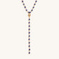 Whisper of Truth - Evil Eye Lapis Lazuli Rosary Necklace