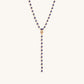 Whisper of Truth - Evil Eye Lapis Lazuli Rosary Necklace