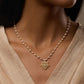 Renewed Intuition Lotus Pearl Necklace