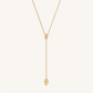 Gracious Guardian Gold Evil Eye & Hamsa Necklace