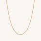 Starry Skies CZ Crystal Gold Necklace