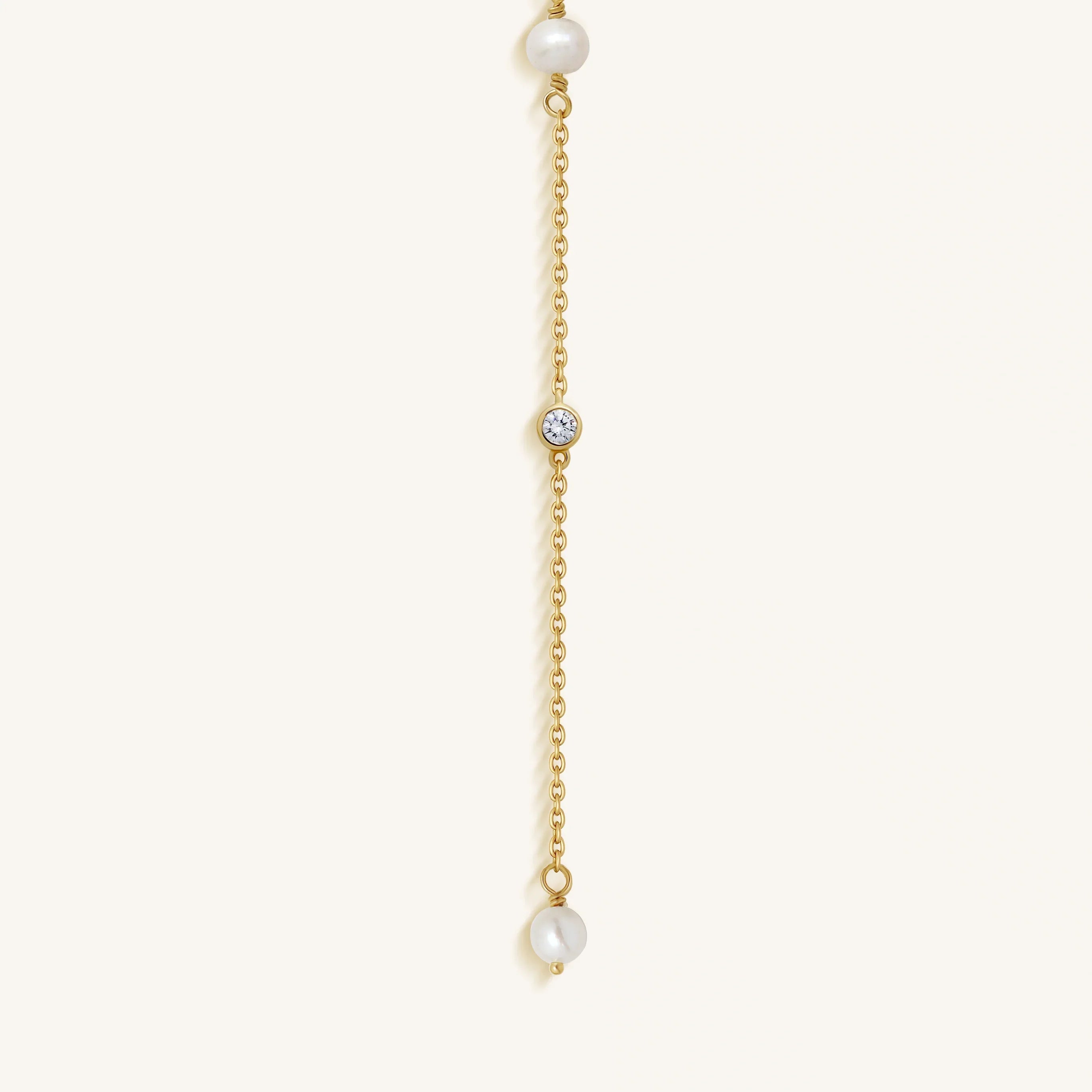 Intuition & Grace Rainbow Moonstone & Pearl Butterfly Gold Necklace