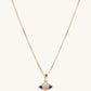 Radiant Happiness Evil Eye Pendant Necklace