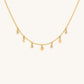 Graceful Abundance Gold Charm Necklace