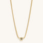 Charm & Harmonize - Pink Tourmaline Evil Eye October Birthstone Necklace