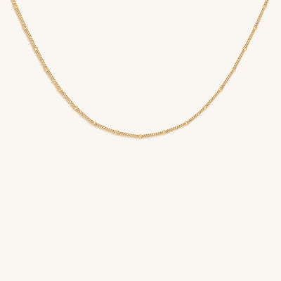 Endless Link - Diamond Cut Gold Necklace