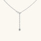 Spiritual Connection - Diamond Cut Silver Necklace