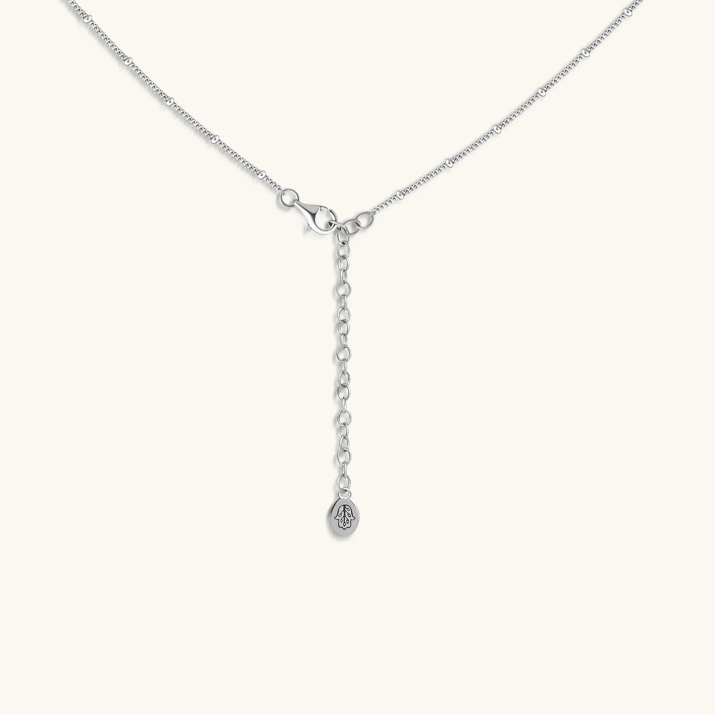 Spiritual Connection - Diamond Cut Silver Necklace