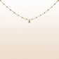 Glowing Perspective - Turquoise Enamel Evil Eye Necklace
