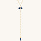 Sacred Integrity - Lapis Lazuli Gold Evil Eye Necklace