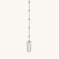 Clear Mind - Crystal Quartz Silver Evil Eye Necklace