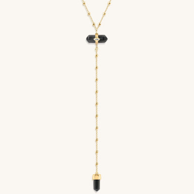 Creator of Positivity - Hematite Evil Eye Necklace