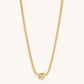 Attract & Connect - Clear Quartz Evil Eye April Birthstone Necklace
