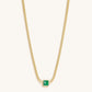 Devote & Achieve - Emerald Evil Eye May Birthstone Necklace