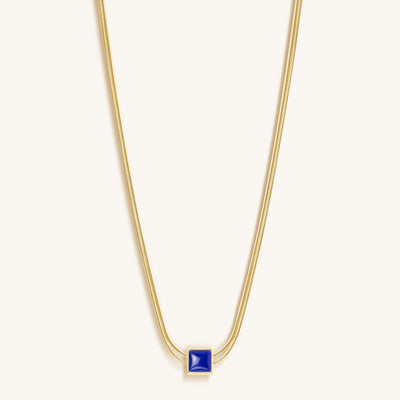 Manifest & Believe - Lapis Lazuli Evil Eye September Birthstone Necklace