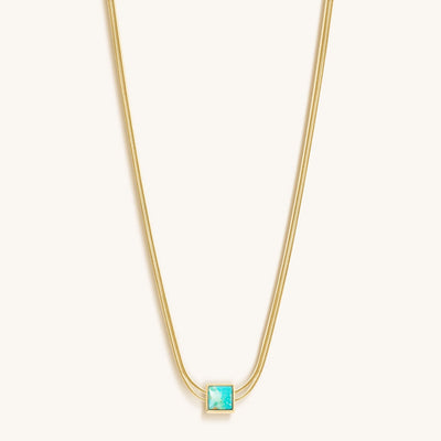 Soothe & Heal - Turquoise Evil Eye December Birthstone Necklace