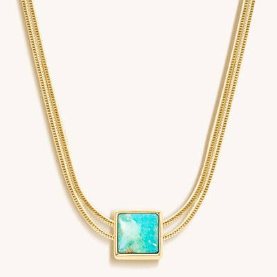 Soothe & Heal - Turquoise Evil Eye December Birthstone Necklace