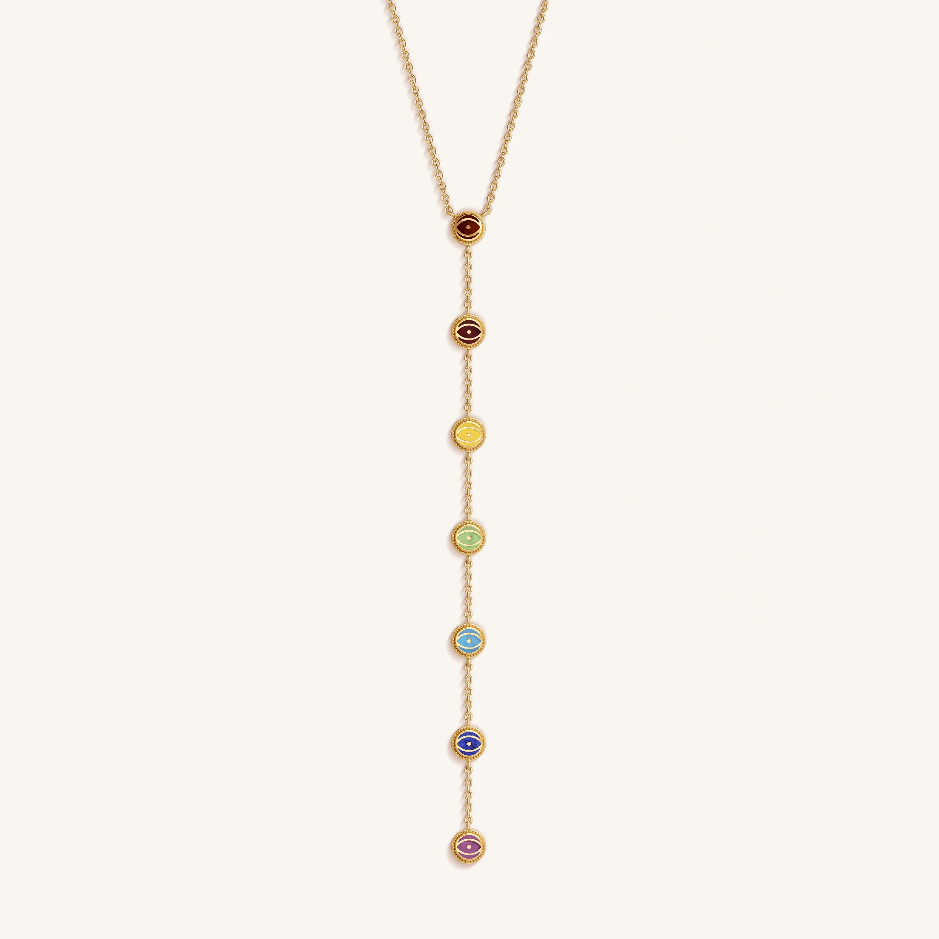 Ethereal Balance – Seven Chakra Harmony Necklace