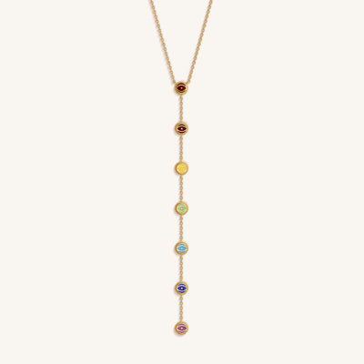 Ethereal Balance – Seven Chakra Harmony Necklace