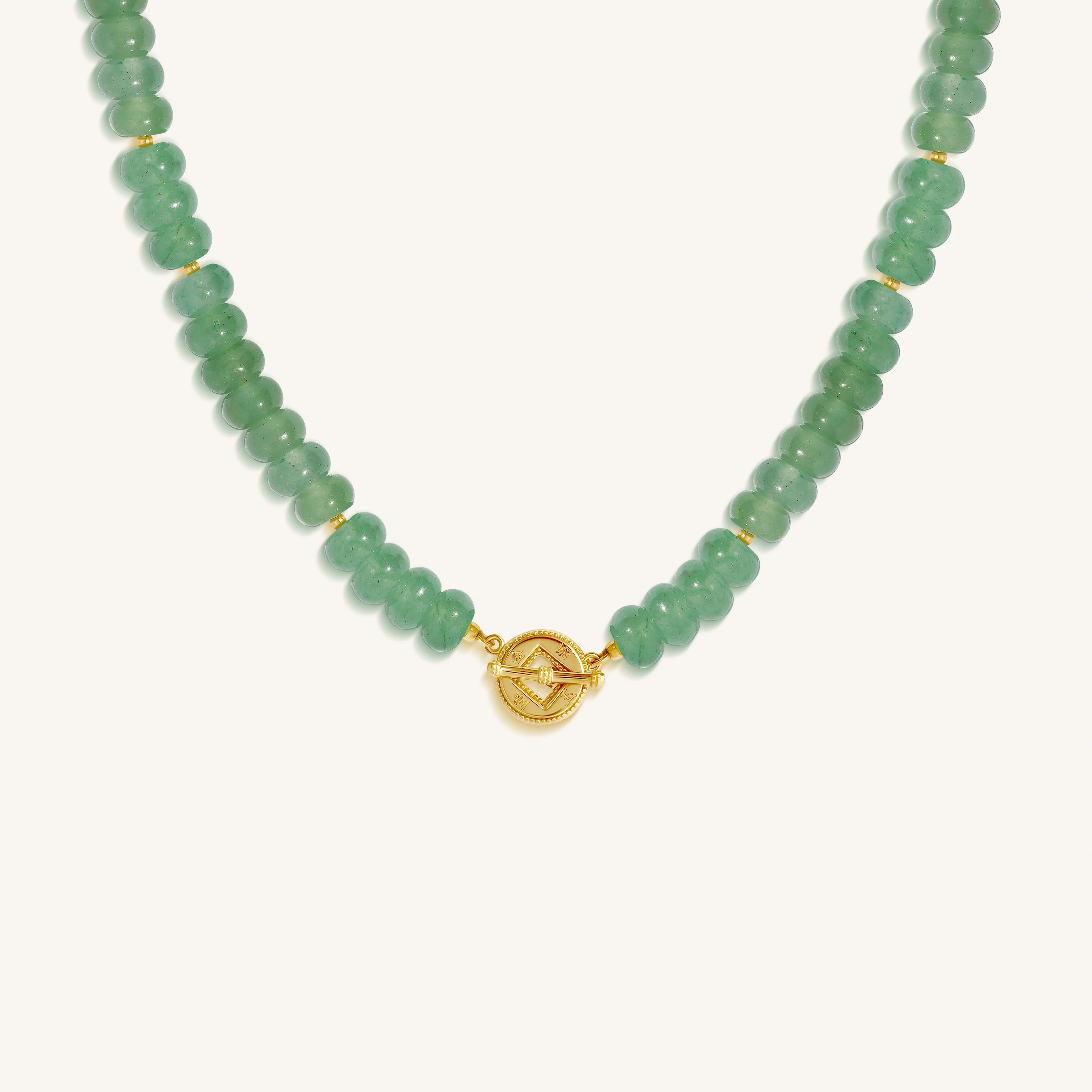 Fortune’s Path Jade Lucky Coin Necklace