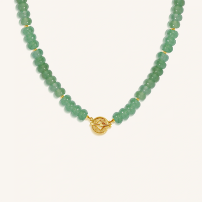 Fortune’s Path Jade Lucky Coin Necklace
