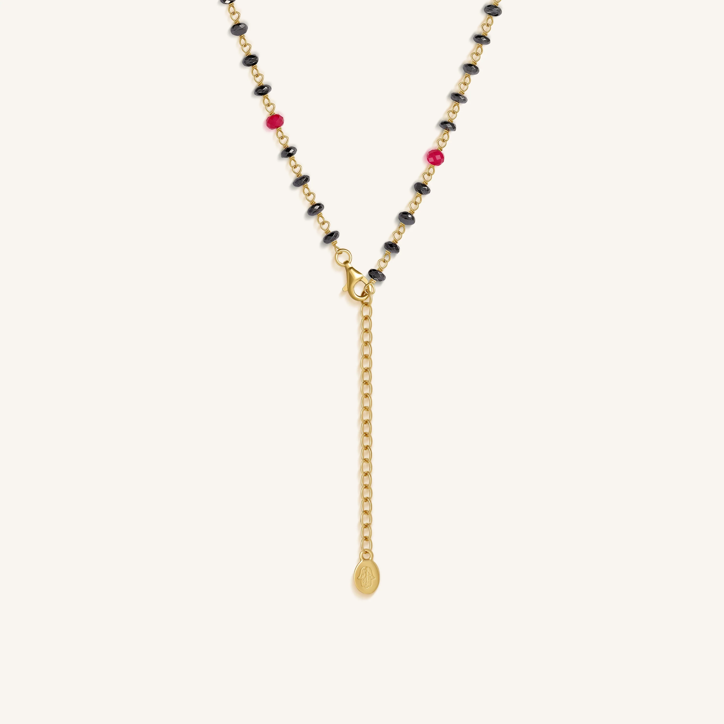 Inner Light Hamsa Gold Necklace