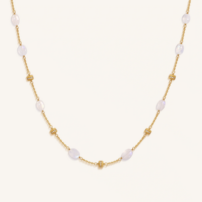 Moonlit Radiance Moonstone Necklace