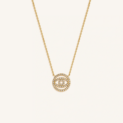 Silent Glow Evil Eye Protection Necklace