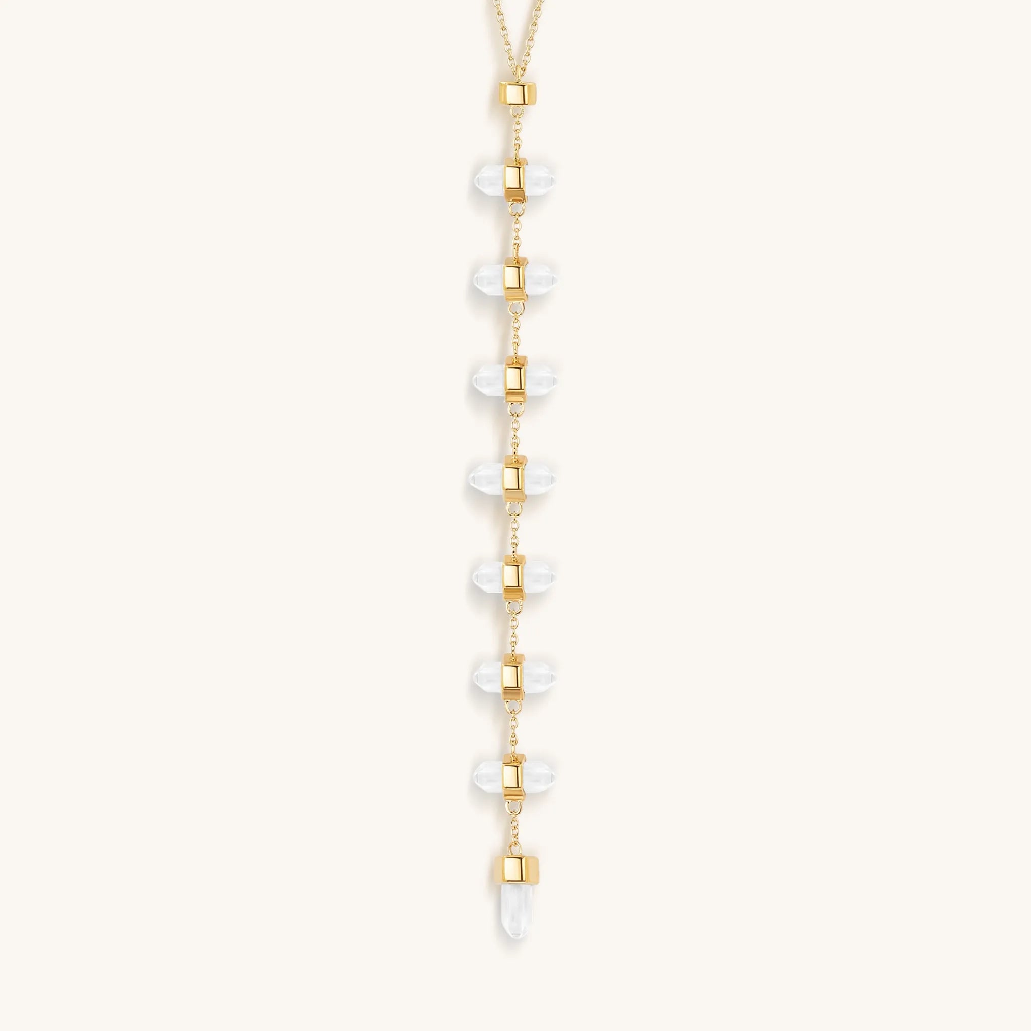 Magnified Vibrations - Clear Quartz Necklace
