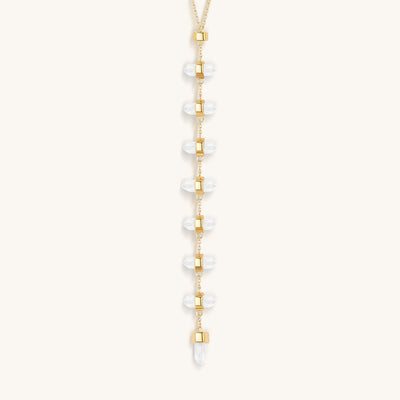 Magnified Vibrations - Clear Quartz Necklace