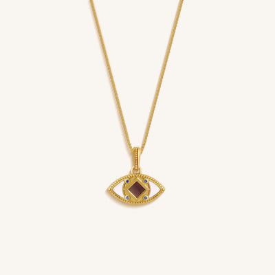 Illuminated Vision Sapphire Torah Nano Chip Necklace