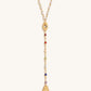 Supreme Awakening - Moonstone Chakra Rosary Necklace