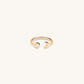 Shift in Consciousness - Moonstone Gold Moon Ring