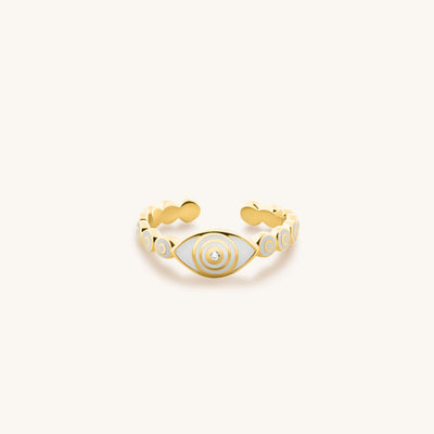 Delightful Peacefulness - Evil Eye Ring