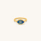 Prophetic Soul Blue Opal Evil Eye Ring