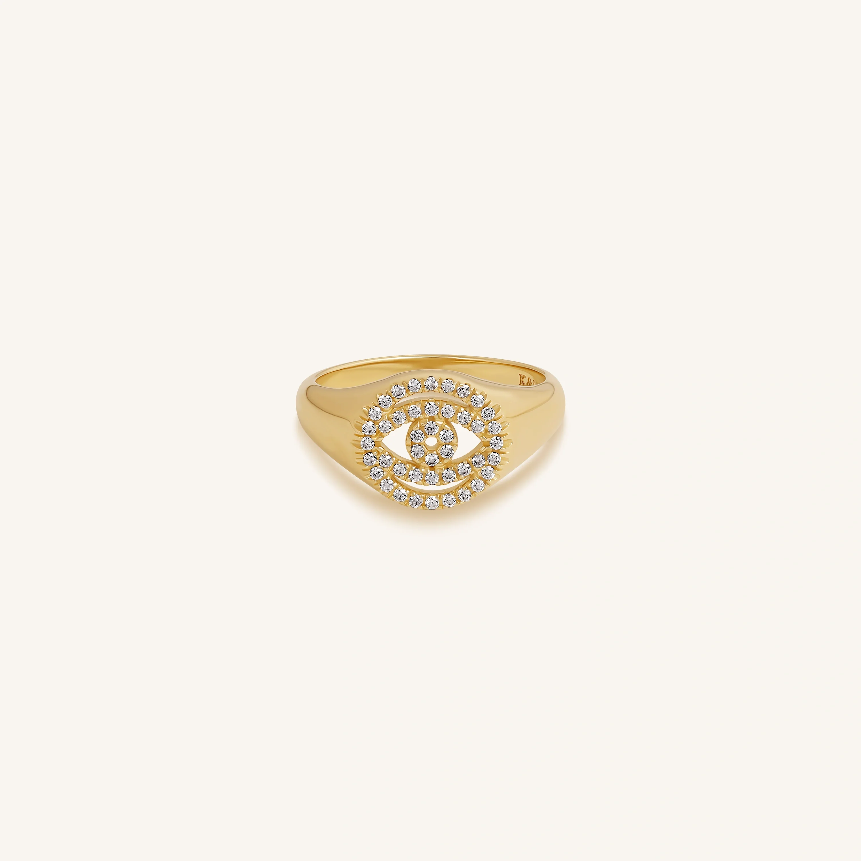 Pure Lustre Guardian Evil Eye Ring