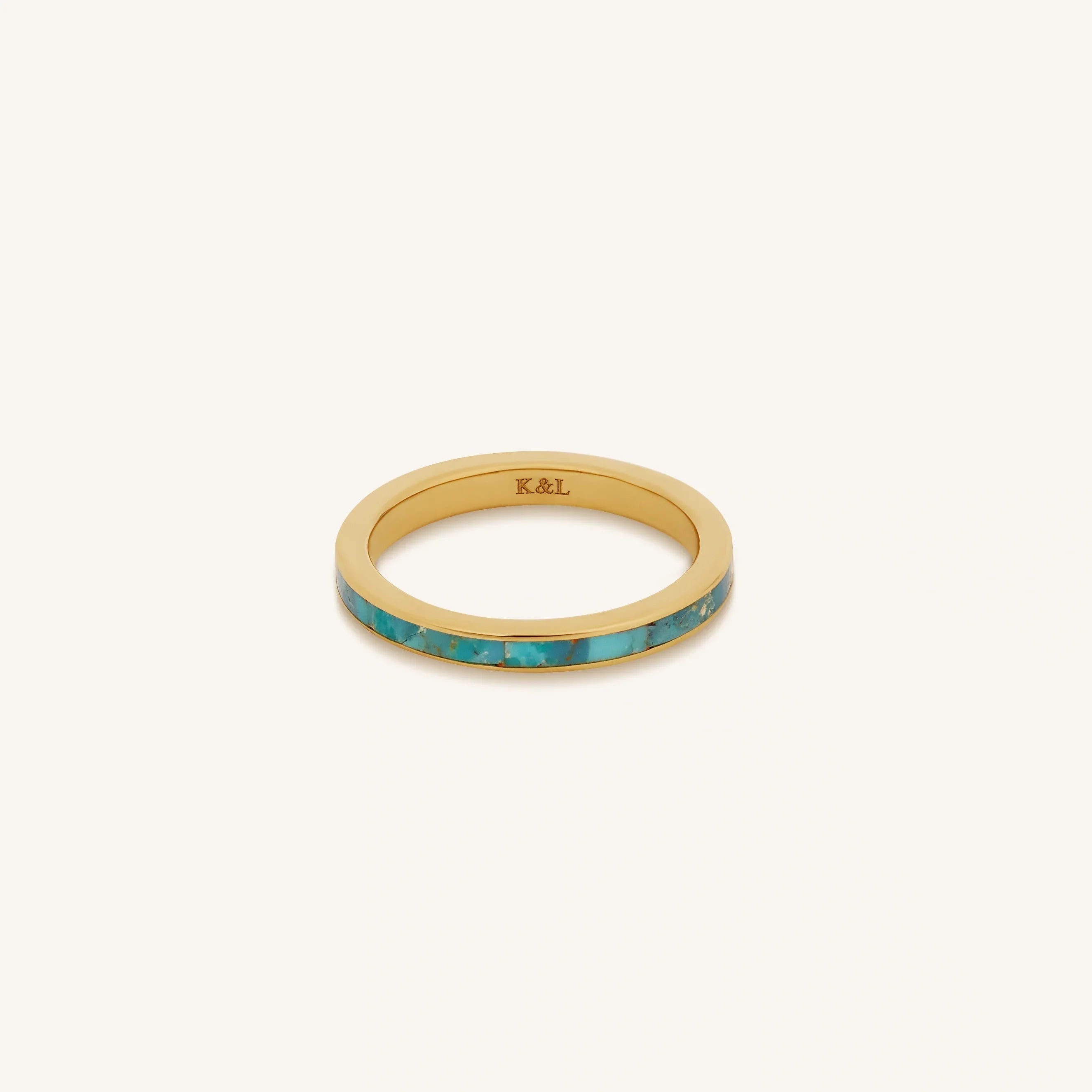 Luminous Soul Turquoise Gold Ring