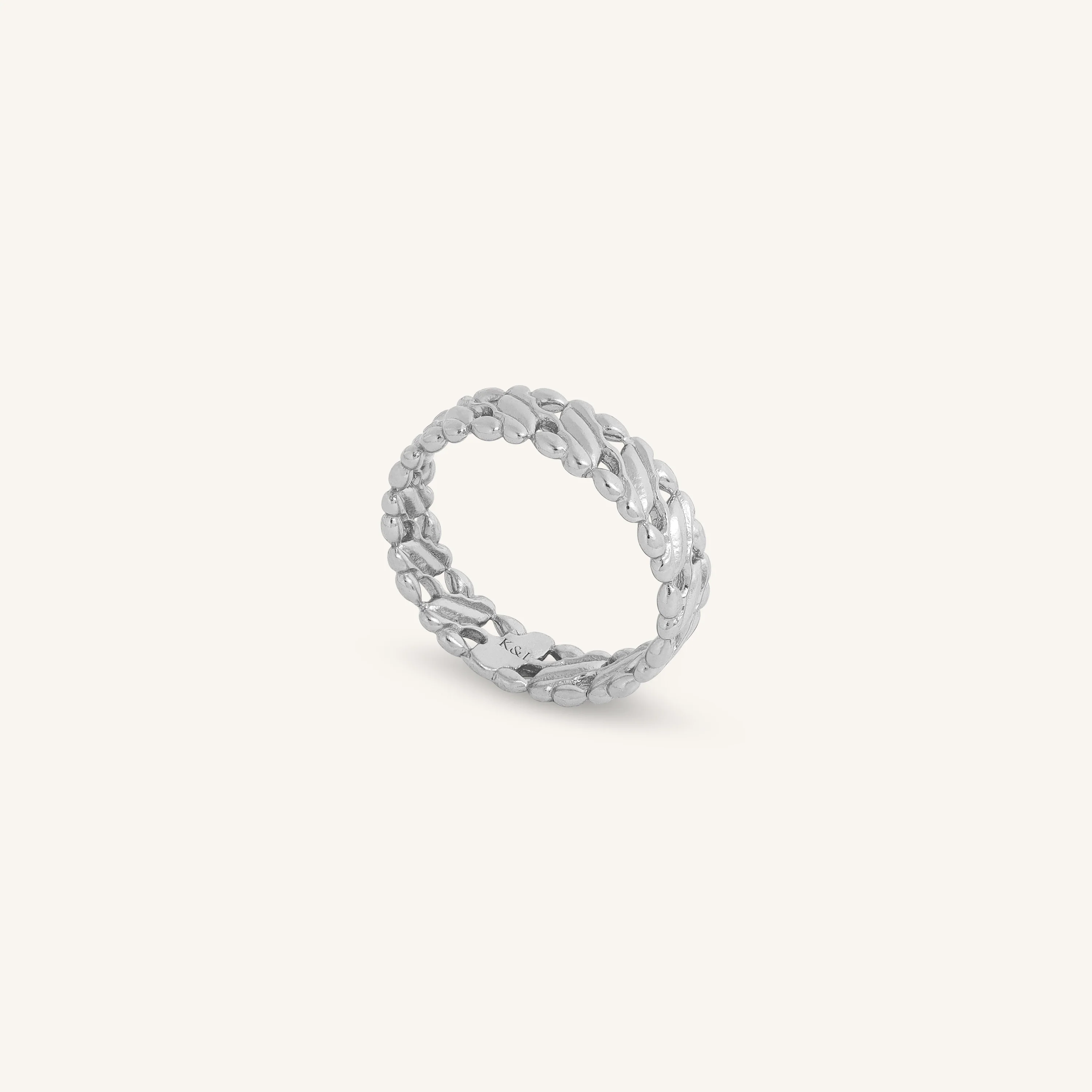 Flowing Harmony Sterling Silver Band