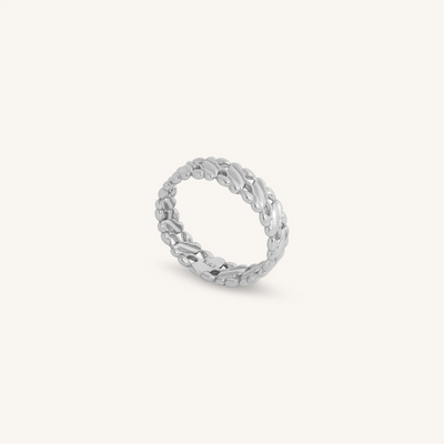 Flowing Harmony Sterling Silver Band