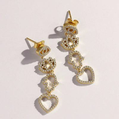 Radiant Insight Multi-Charm Dangle Earrings