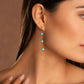 Serene Intentions - Turquoise Mantra Earrings