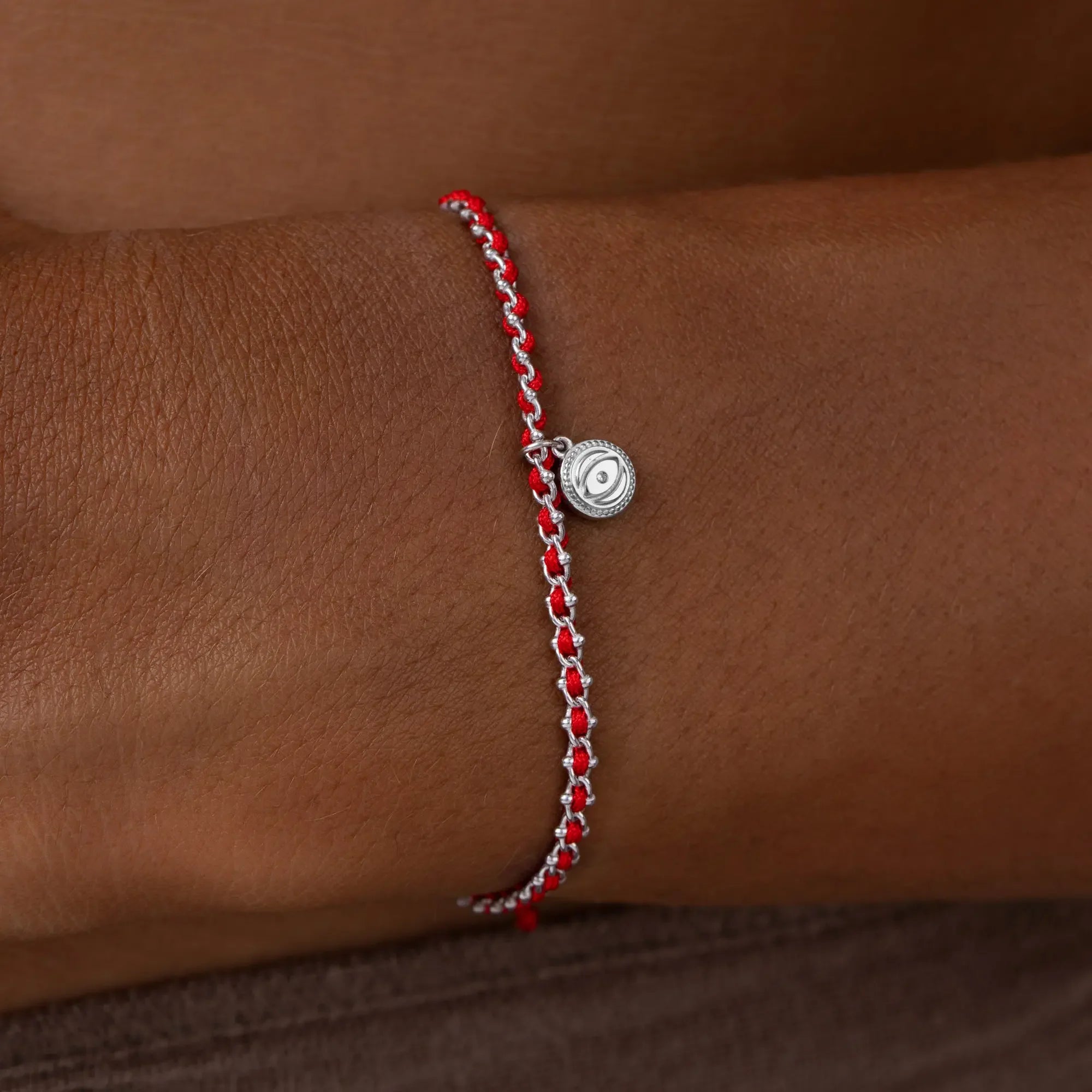 Sacred Vision Red String Evil Eye Bracelet