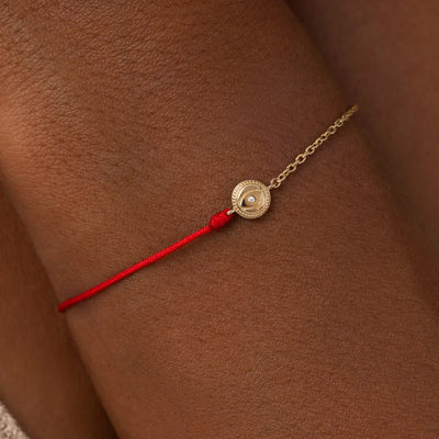 Radiant Safeguard Red Evil Eye Bracelet